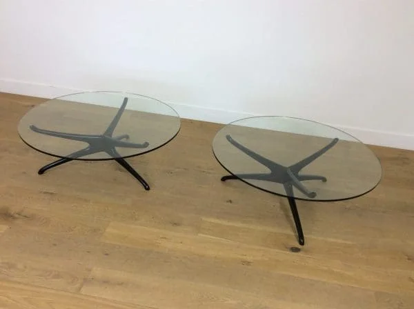 A pair of mid century Trisymmetric tables designed by Vladimir kegan - Image 5