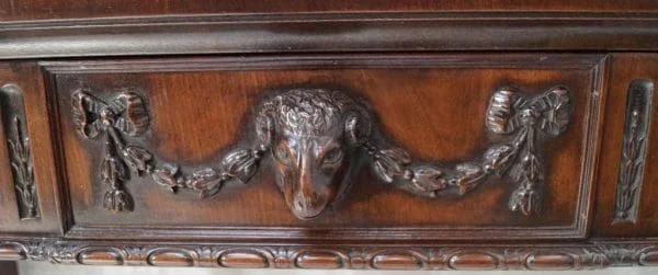 Victorian Mahogany Serving Table in the Manner of Robert Adams - Image 3