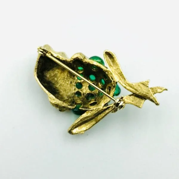 Vintage Frog Brooch by Hattie Carnegie - Image 5