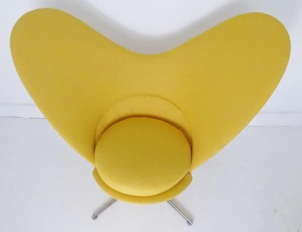 Danish ' Heart Cone ' Lounge Chair By Verner Panton - Image 6