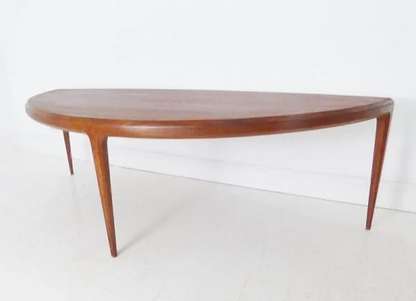 Mid-Century Danish Teak Coffee Table By Johannes Andersen For Silkeborg Denmark