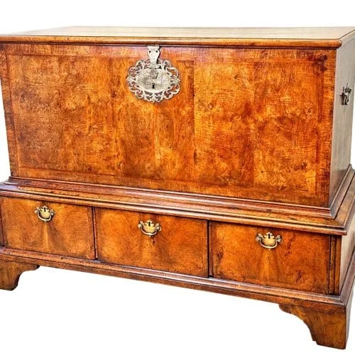 18th Century Walnut Silver Chest