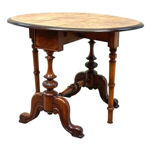 19th Century Walnut Baby Sutherland Table