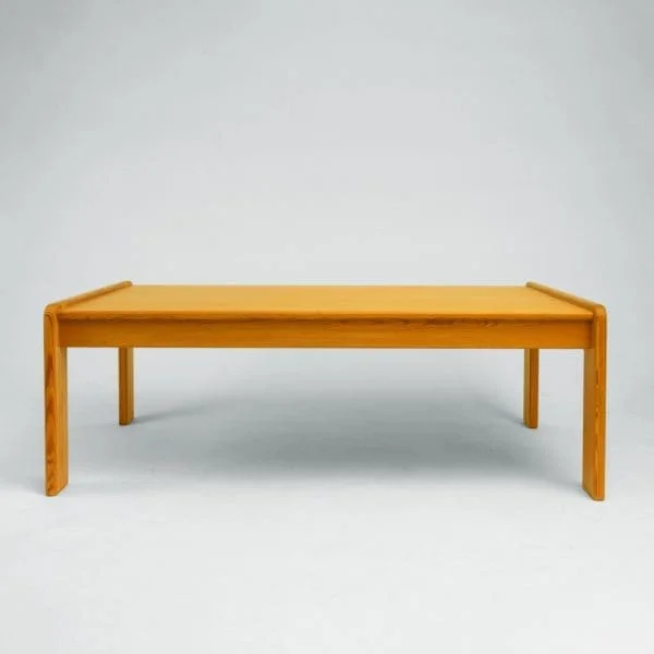 Scandinavian Midcentury Oregon Pine Coffee Table by Yngve Ekström - Image 2