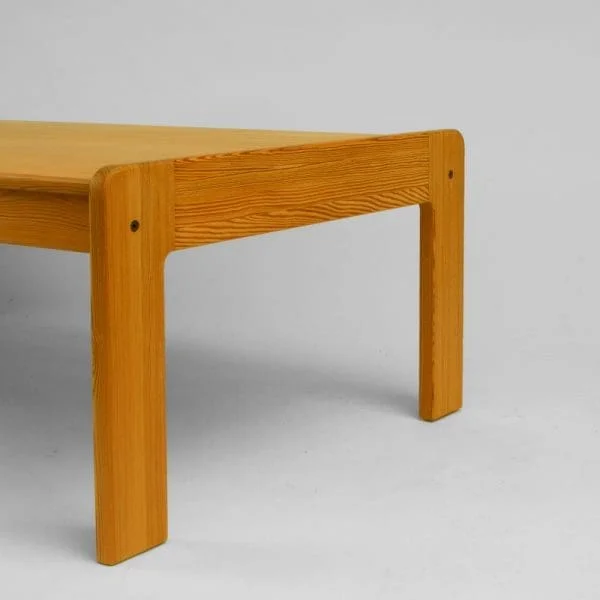 Scandinavian Midcentury Oregon Pine Coffee Table by Yngve Ekström - Image 4