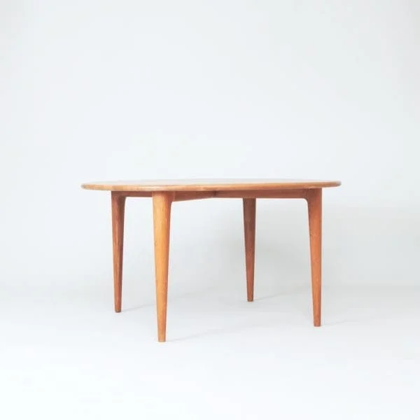 Danish Midcentury Oiled Oak Coffee Table Designed by Mikael Laursen - Image 2