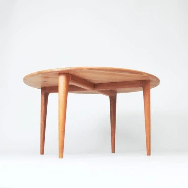 Danish Midcentury Oiled Oak Coffee Table Designed by Mikael Laursen - Image 3