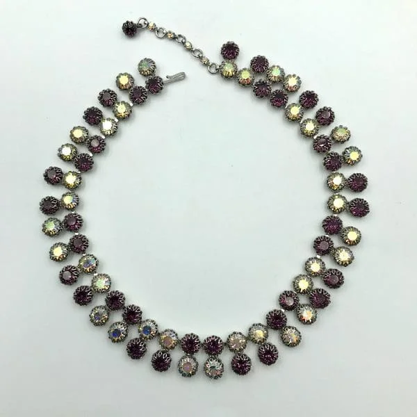 Vintage Schoffel Austrian Crystal Necklace 1950s - Image 2