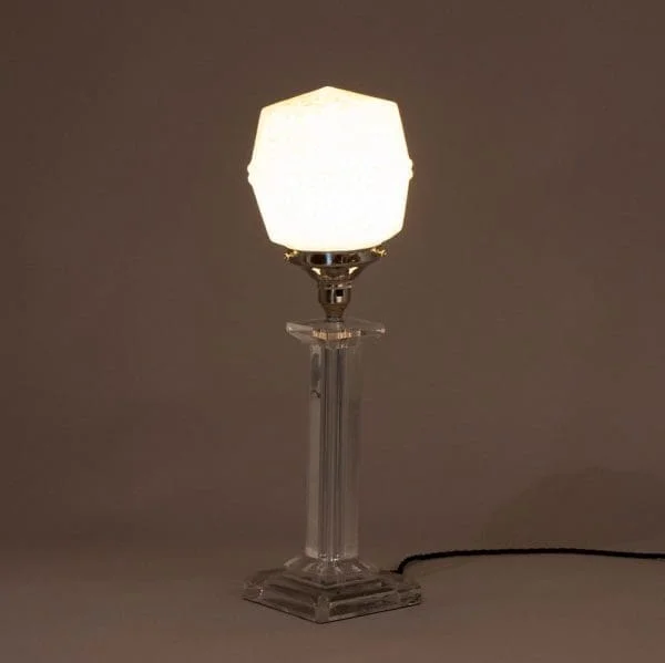 Modernist Art Deco Acrylic Table Lamp - Image 2