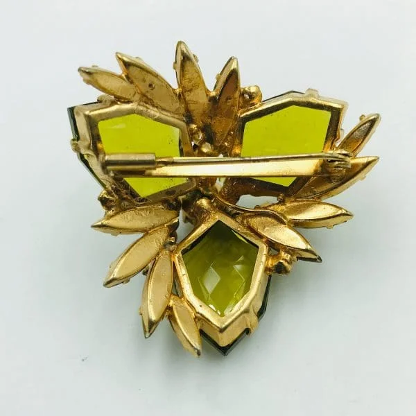 Vintage French Floral Brooch - Image 6