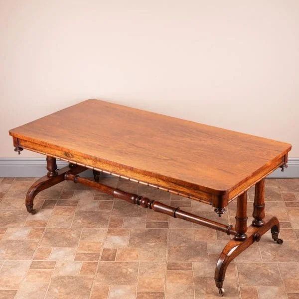 19th Century Rosewood Coffee Table - Image 5