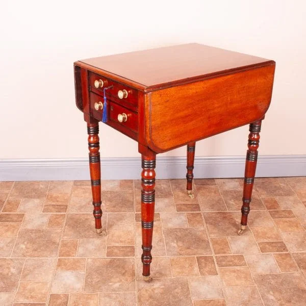 19th Century Mahogany Pembroke Work Table