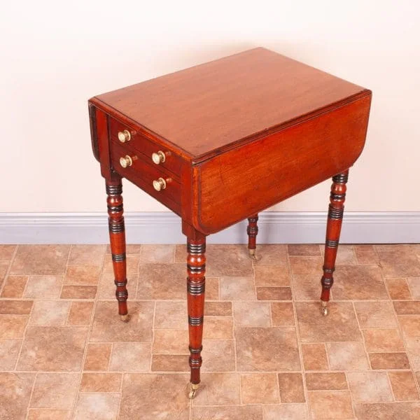 19th Century Mahogany Pembroke Work Table - Image 10