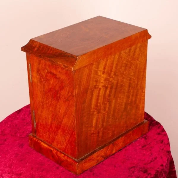 Good Quality Walnut Table Top Collector's Cabinet - Image 10