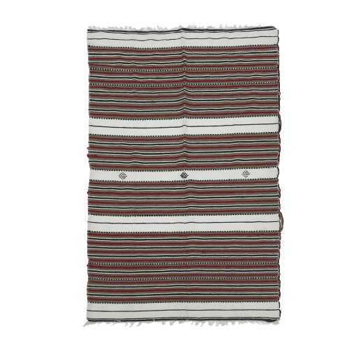 Handmade Striped Algerian Rug
