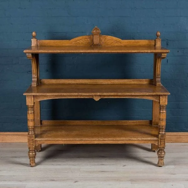 Edwardian Oak Dumbwaiter, Circa 1910 - Image 2