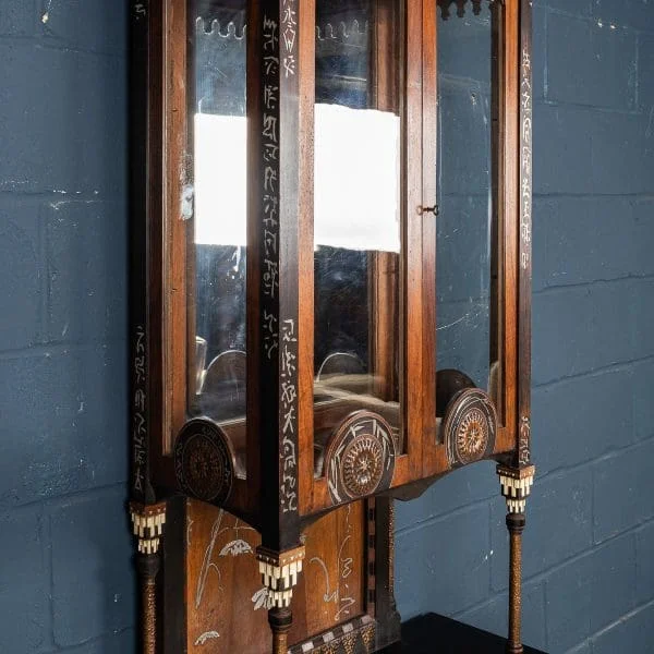 Antique Display Cabinet by Carlo Bugatti, Italy Circa 1890 - Image 23