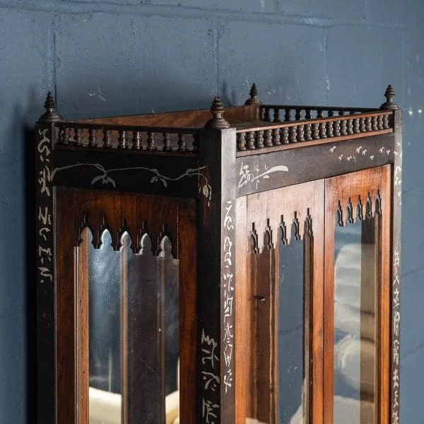 Antique Display Cabinet by Carlo Bugatti, Italy Circa 1890 - Image 24