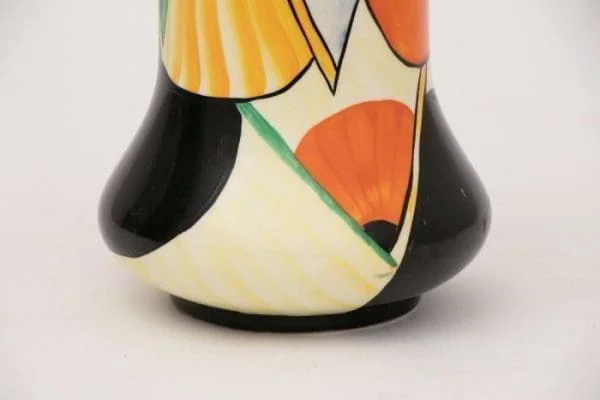 British Art Deco Vase by Enoch Boulton for Crown Devon - Image 3