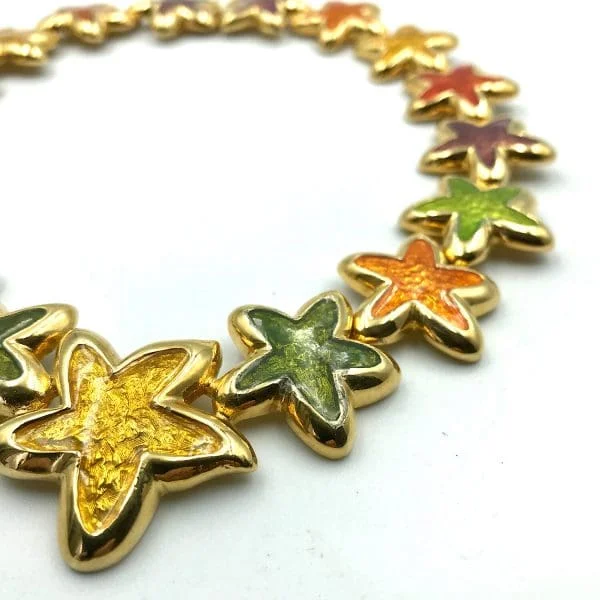 Vintage Les Bernard starfish Necklace 1980 - Image 6