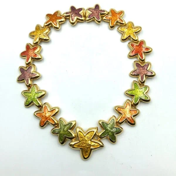 Vintage Les Bernard starfish Necklace 1980 - Image 2