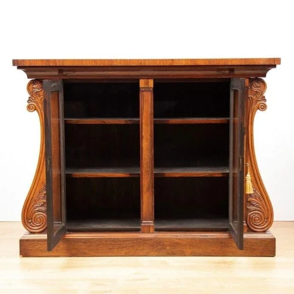 Georgian Period Regency Rio Rosewood Cabinet - Image 2