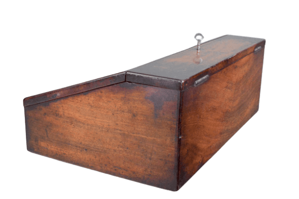 Understated Victorian Gentlemans mahogany writing box - Image 3