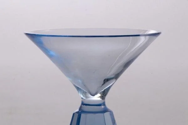 Art Deco Blue Cut Crystal Cocktail Set c.1930 - Image 11