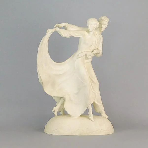 Art Deco Dancers Statue by Katzhutte