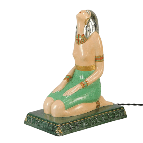 Art Deco Egyptian Night Light by Sevres