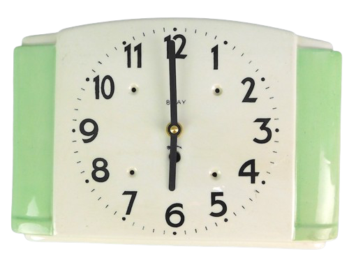 Art Deco English Wall Clock