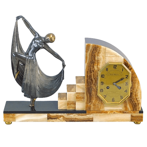 French Art Deco Dancer Clock