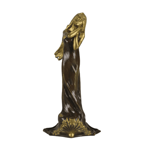 Art Nouveau Bronze “Jeune Femme” by C Peyre