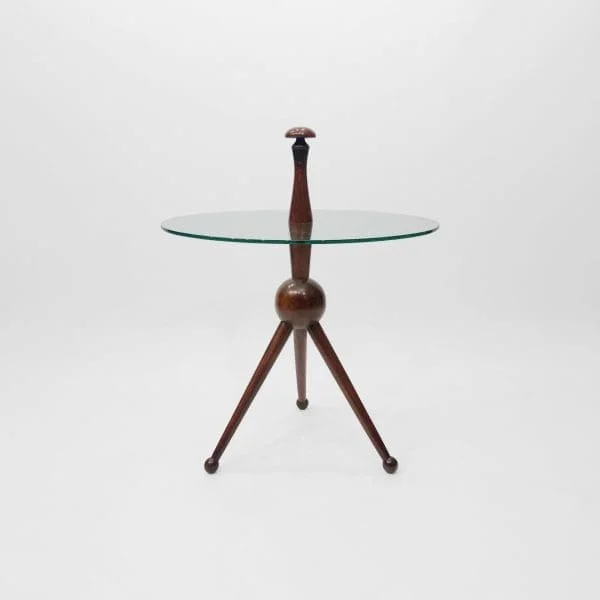 Cesare Lacca Tripod Side Table #1 1950s Mid-century Vintage - Image 11