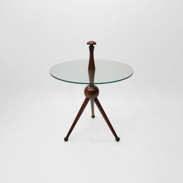 Cesare Lacca Tripod Side Table #1 1950s Mid-century Vintage - Image 10