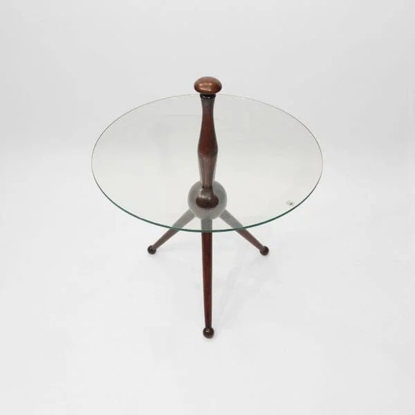 Cesare Lacca Tripod Side Table #1 1950s Mid-century Vintage - Image 9