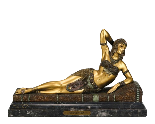 Art Deco Bronze Sculpture "Cleopatra" by Demetre Chiparus