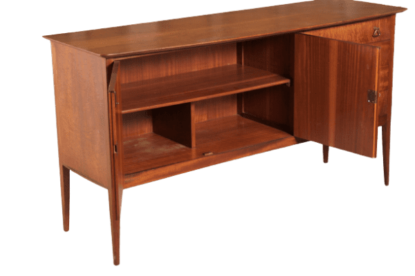 Mid Century Fiddleback Mahogany sideboard with rosewood insets by John Herbert for Younger - Image 9