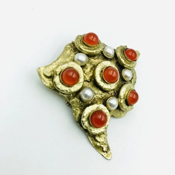 Vintage French Henry Perichon Brooch - Image 3