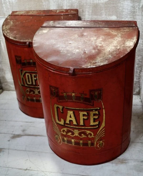 Large Antique Koffie Container By Etall.J.Schuybroek - Image 3