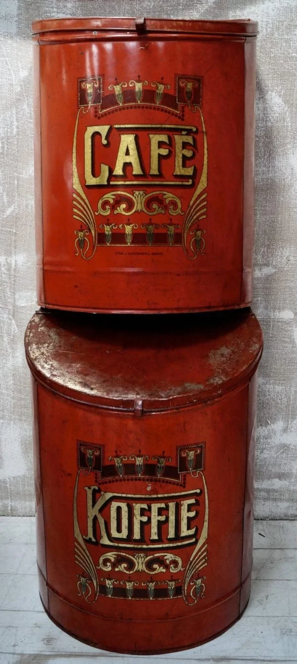 Large Antique Koffie Container By Etall.J.Schuybroek - Image 2