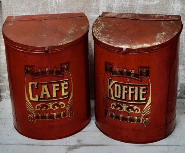 Large Antique Koffie Container By Etall.J.Schuybroek - Image 11