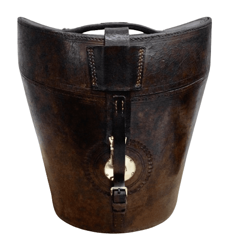 Victorian Scott & Co Gentleman’s Triple Leather Hat Bucket