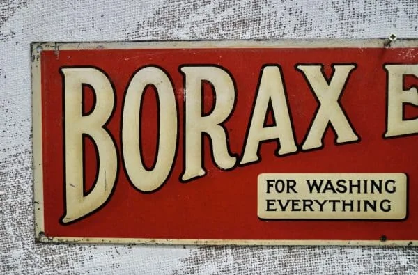 Vintage Borax Extract Of Soap Advertising Sign - Image 4