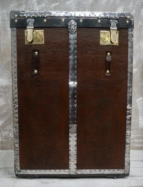 Antique Emil Kasper Canvas Dispatch Trunk