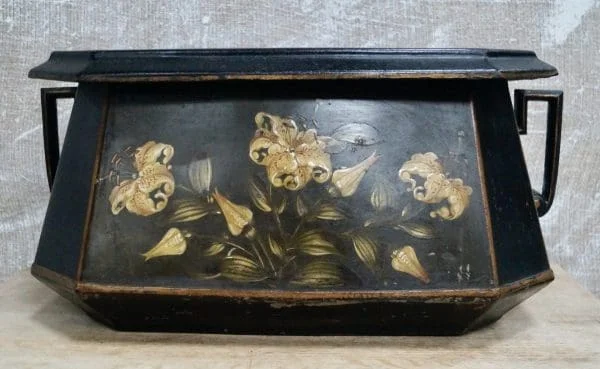 Victorian Henry Loveridge & Co Painted Planter - Image 6