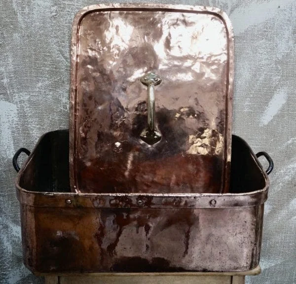 Rare Victorian Michel Van Neuss Copper Braisière Braising Pan - Image 4