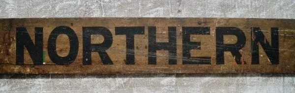 Victorian Great Northern Railway Platform Sign - Image 4