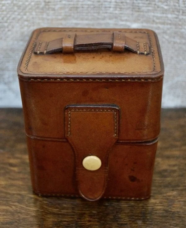 Antique Travel Cologne Bottle Case - Image 6