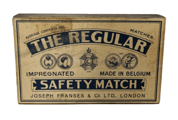 Rare Extra Large Antique Advertising Matchbox